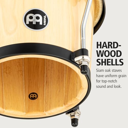 Meinl Percussion Bongos Hand Drum Set 6.75" and 8" (HB100NT) - Image 2