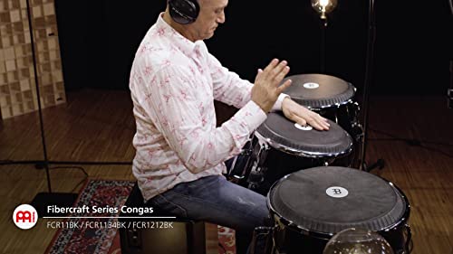 Meinl Percussion Fibercraft Series Conga, Black Finish (FCR1212BK) - Image 4