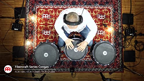 Meinl Percussion Fibercraft Series Conga, Black Finish (FCR1212BK) - Image 5