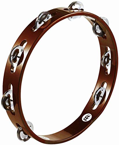 Meinl Percussion Traditional Wood Tambourine, Nickel Jingles (TA1AB) - Image 2