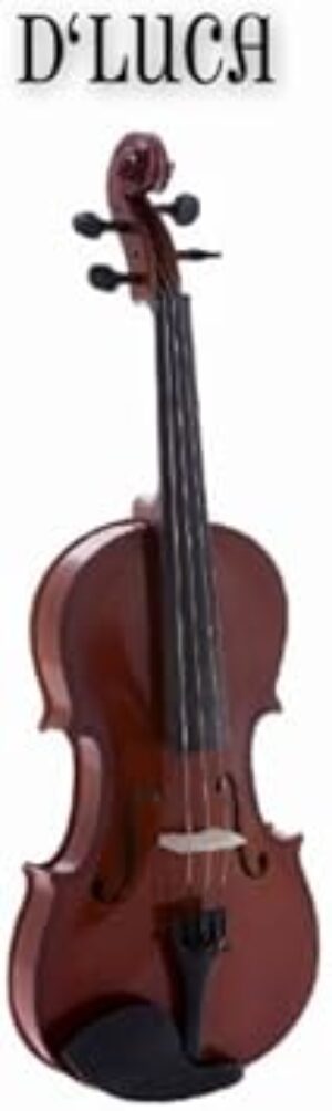 D’Luca Meister Ebony Fitted Beginner Violin 3/4
