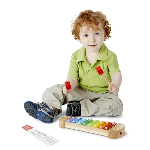 Melissa & Doug Caterpillar Xylophone Musical Toy With Mallets - Image 3