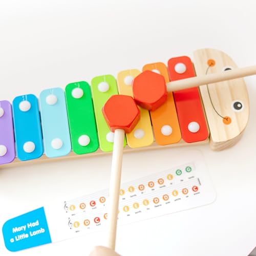 Melissa & Doug Caterpillar Xylophone Musical Toy With Mallets - Image 5