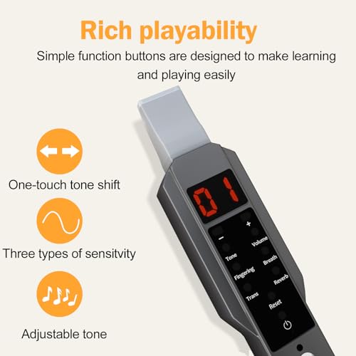 MelWinForee Digital Wind Instrument Set With MIDI Connectivity - Image 3