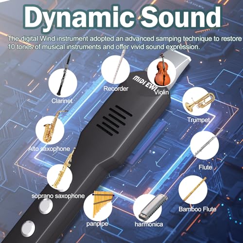 MelWinForee Digital Wind Instrument Set With MIDI Connectivity - Image 2