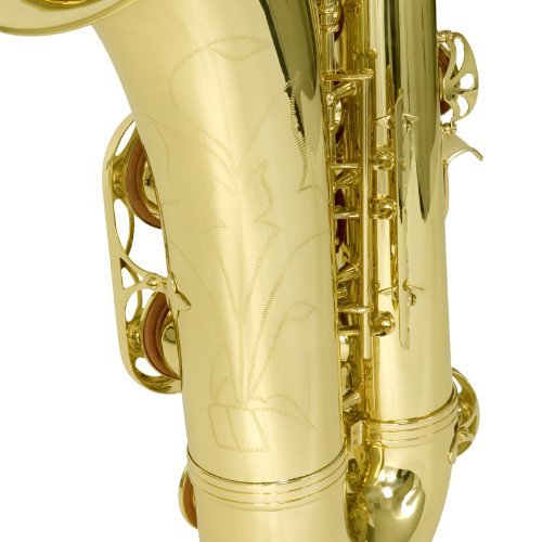 Mendini by Cecilio Tenor Saxophone L+92D B Flat Gold - Image 2