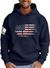 Generic Mens Graphic Hoodie Drawstring Long Sleeve Hooded Sweatshirts Trendy Soft Comfy Pullover Hoodies with Pockets