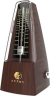 AUPHY Metronome With Accent Bell, Wood Grain