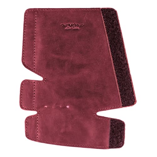 MG Leather Work Leather French Horn Guard Cover (Marsala) - Image 3