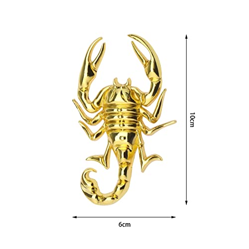 Micro Traders 3D Scorpion Metal Car Sticker Emblem - Image 5