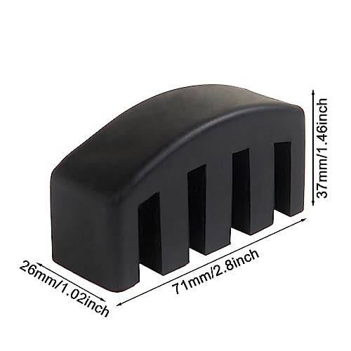 MIHEY Rubber Cello Practice Mute, Black - Image 3