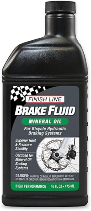 Finish Line Mineral Oil Brake Fluid Bottle, 16 oz