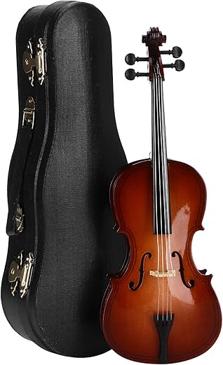 Uxsiya Mini Cello Model Ornament Decoration