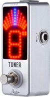 ERYUE Mini Chromatic Tuner Pedal LED Display
