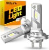 OXILAM Mini H7 LED Bulbs 300% Brightness