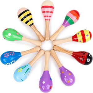 MCPINKY Mini Maracas Toys For Kids Festival