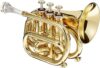 CAROLBRASS Mini Pocket Trumpet N1000C CL Lacquer Finish