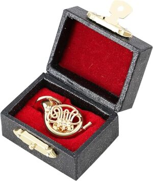 EASTROCK Miniature French Horn Pin Brooch