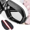 Pincuttee Mirror Rain Visor Eyebrow, Side Guards
