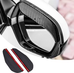Pincuttee Mirror Rain Visor Eyebrow, Side Guards