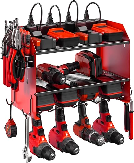 CCCEI Modular Power Tool Organizer Wall Mount