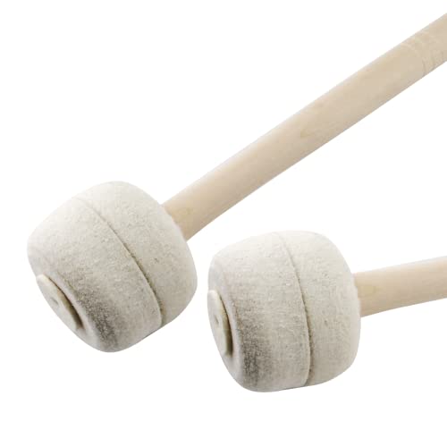Moicstiy Bass Drum Mallet Wool Felt Head - Image 4