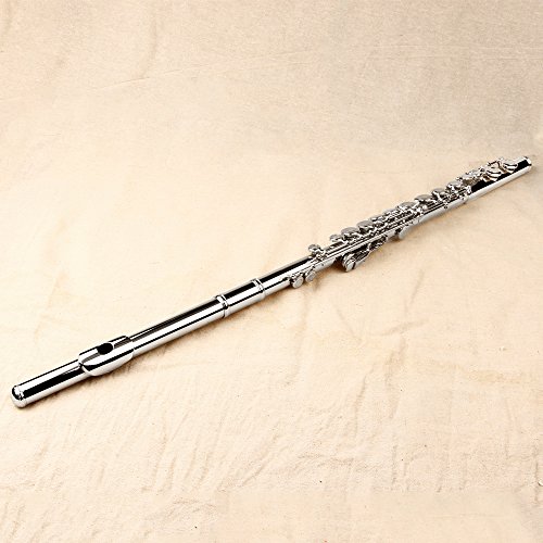 MoonAngel Silver Nickel Plated C Key Flute - Image 2