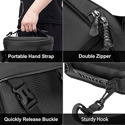 MOSISO Motorcycle Tail Bag Waterproof Storage - Image 3