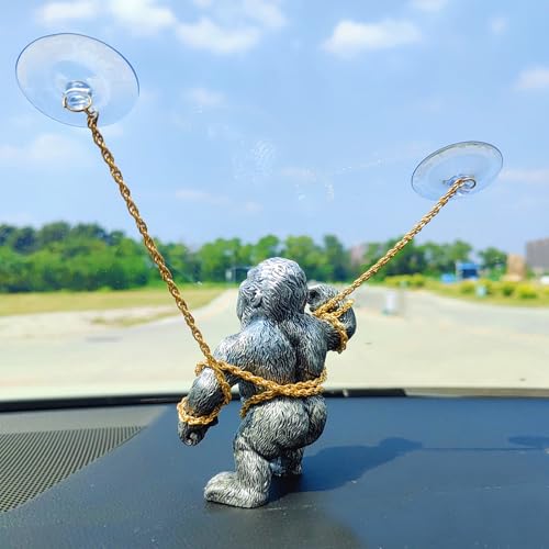 Motaney Gorilla Car Ornaments For Dashboard Decor - Image 3