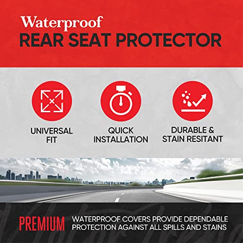 Motor Trend AquaShield Waterproof Rear Seat Cover - Image 2
