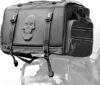 Quixofiber Motorcycle 60L Waterproof Tail Bag, 3D Skull