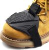 FARLIONA Motorcycle Boot Cover Protector, Black, Medium