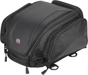 KEMIMOTO Motorcycle Expandable Waterproof Tail Bag 22L