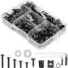 BELOMI Motorcycle Fairing Bolt Kit, 177pcs