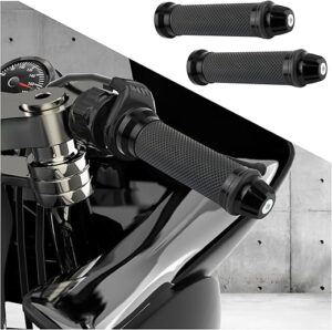 SSNNUU Motorcycle Handlebar Grips, 7/8" & 1