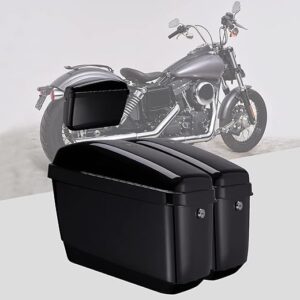 KEMIMOTO Motorcycle Hard Saddlebags For Dyna V-Rod