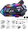 FEYA Motorcycle Helmet Speakers With RGB Lights