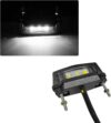 Wevdn Motorcycle LED License Plate Lamp Waterproof