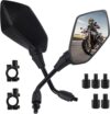 Stacool Motorcycle Mirrors, 360° Adjustable, Wide Angle