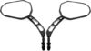 POISON SCORPION Motorcycle Mirrors Black M8 Rearview Side