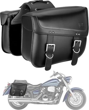 KEMIMOTO Motorcycle Saddlebags, 30L Large Capacity