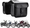 KEMIMOTO Motorcycle Saddlebags With Lock, Synthetic Leather