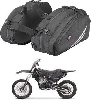 KEMIMOTO Motorcycle Saddlebags With Rain Covers