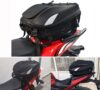JFG RACING Motorcycle Seat/Tail Bag – Waterproof Helmet Storage