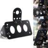 LivTee Motorcycle Side License Plate Bracket Holder