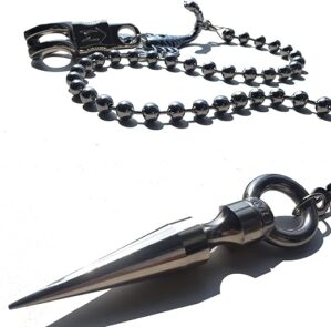 pinda Motorcycle Spike Whip With Scorpion Detail