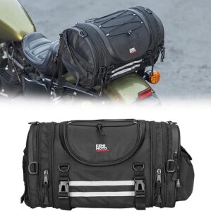 KEMIMOTO Motorcycle Tail Bags 25L Expandable Storage