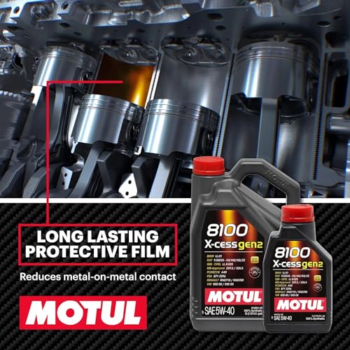 Motul 8100 X-Cess Gen2 5W-40 Motor Oil - Image 3