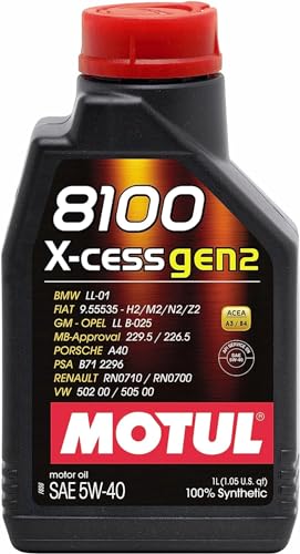 Motul 8100 X-Cess Gen2 5W-40 Motor Oil - Image 2