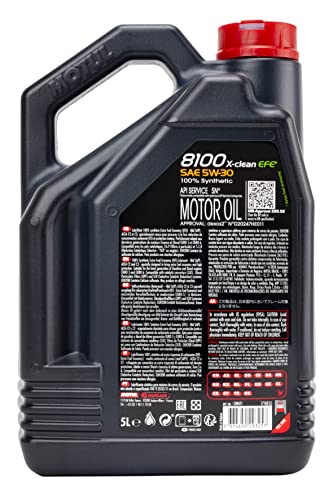 Motul 8100 X-Clean EFE 5W30 1X5L - Image 5